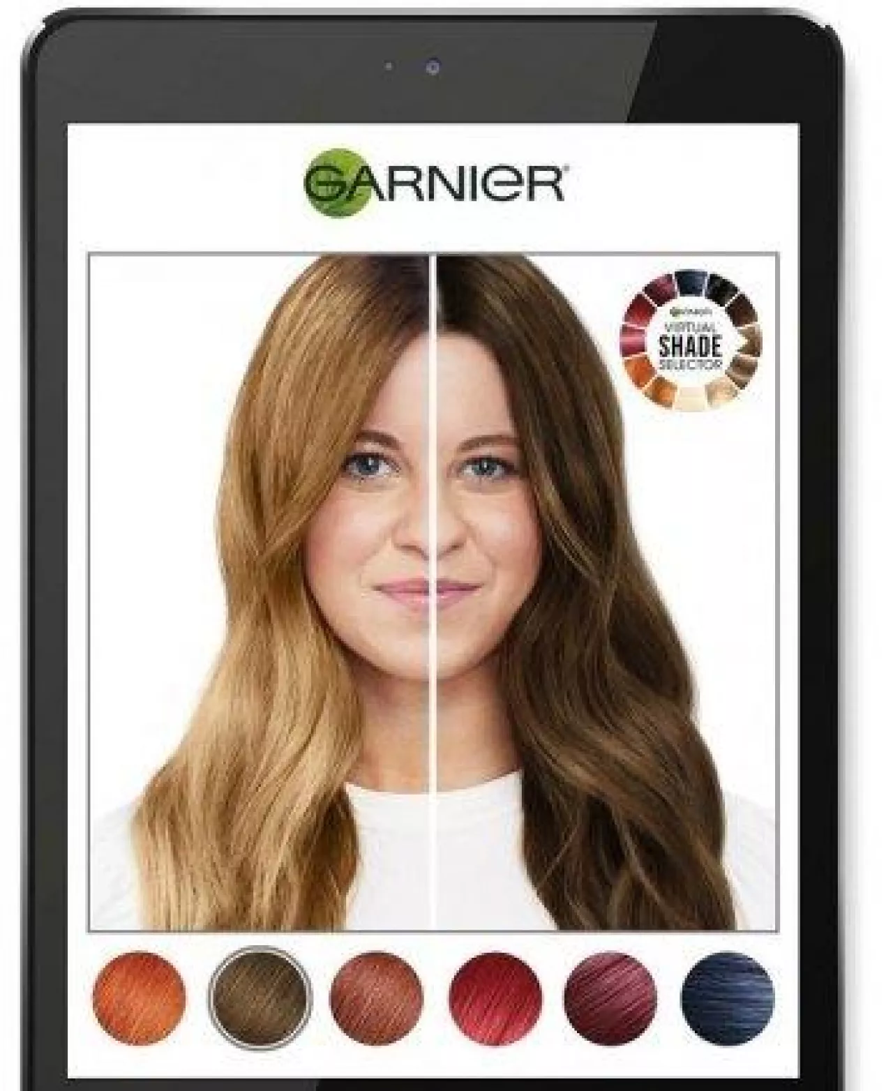 &lt;p&gt;Nowa aplikacja pomoże wybrać kolor włosów (fot. Garnier)&lt;/p&gt;