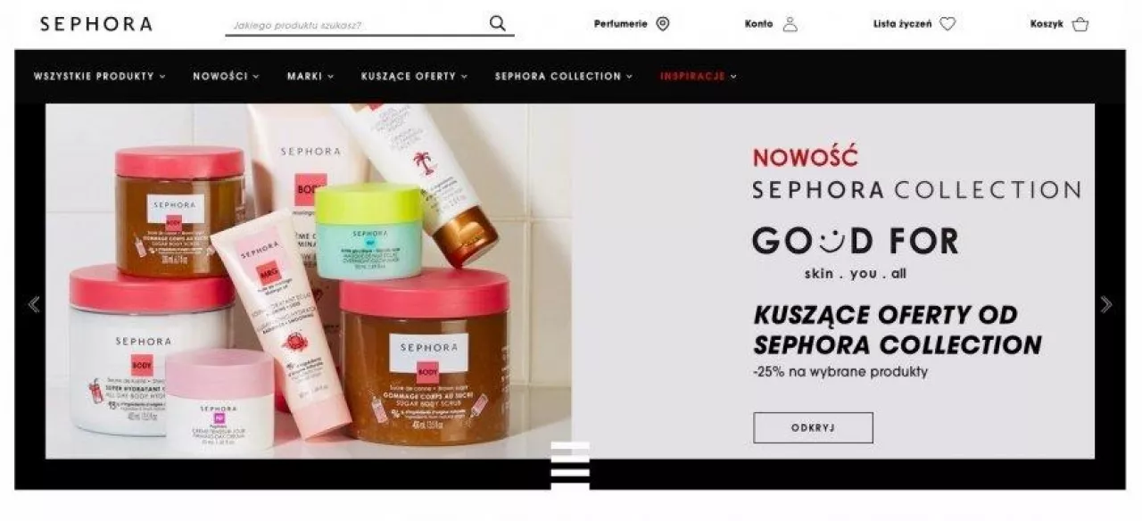 &lt;p&gt;Perfumeria internetowa Sephora, która wystartowała ponad 6 lat temu, notuje od 3 lat największe obroty w całej sieci firmy i rokrocznie dwucyfrowe wzrosty. (fot.sephora.pl)&lt;/p&gt;