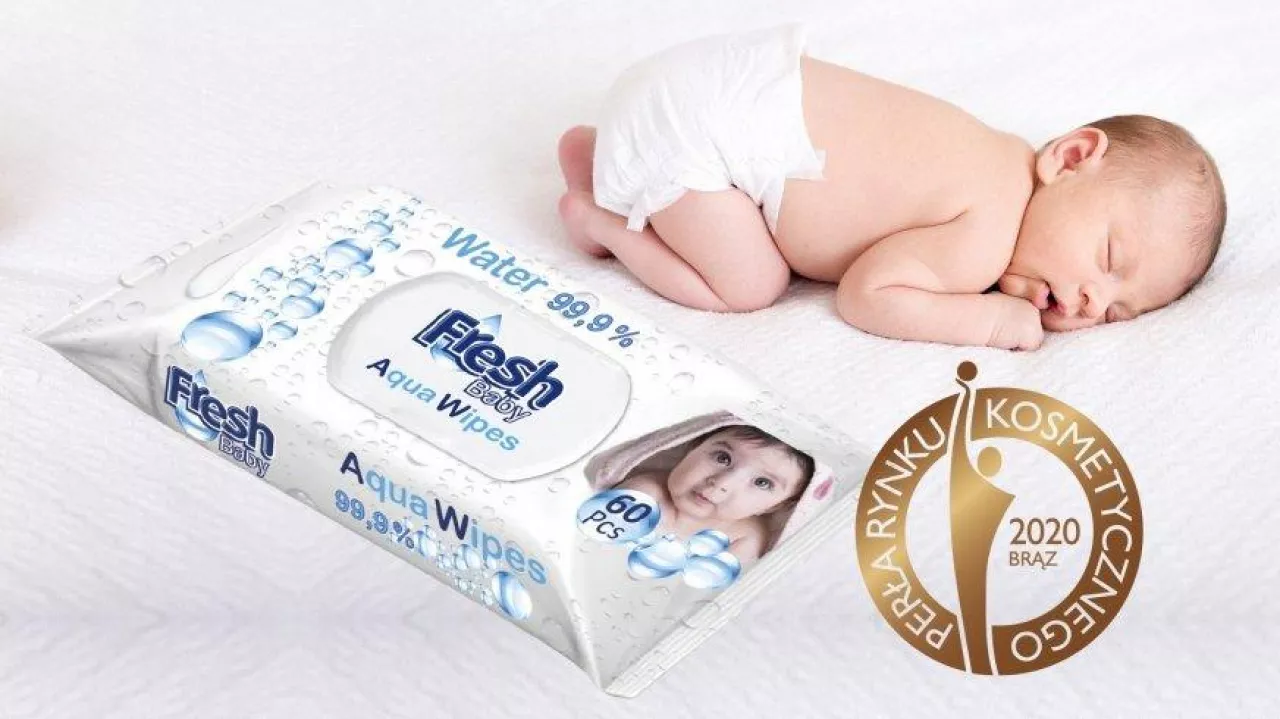 &lt;p&gt;Chusteczki Aqua Wipes Fresh Baby są nie tylko w 100 proc. naturalne, ale i biodegradowalne (fot. wiadomoscikosmetyczne.pl)&lt;/p&gt;