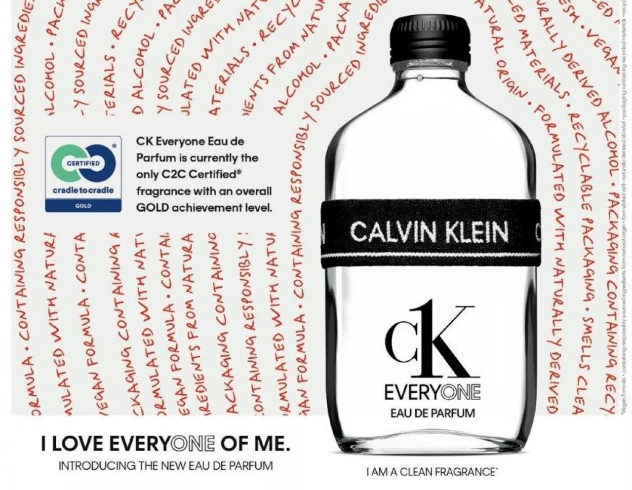 &lt;p&gt;Woda perfumowana Calvin Klein CK Every ma certyfikat Cradle to Cradle Certified Gold (źródło: LinkedIn)&lt;/p&gt;