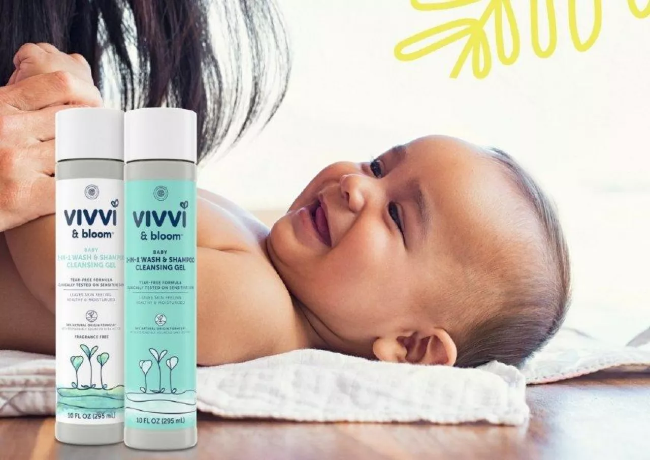 &lt;p&gt;Nowa linia kosmetyków dla niemowląt Johnson &amp; Johnson Vivvi &amp; Bloom zawiera pięć certyfikowanych produktów. (fot. mat. pras.)&lt;/p&gt;