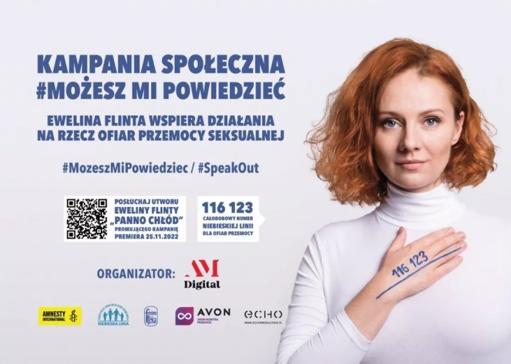 Plakat kampanii „Możesz mi powiedzieć” (fot. materiały prasowe)