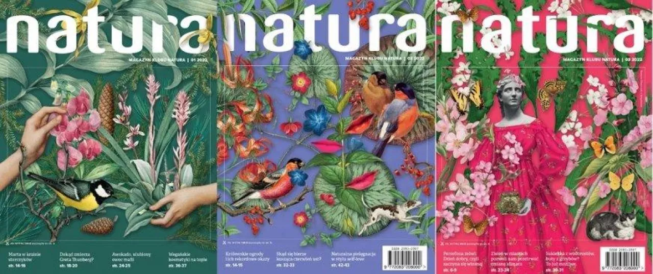 Grafiki z okładek magazynów ”Natura” sieć wystawiła na licytacje w ramach 31. finału WOŚP