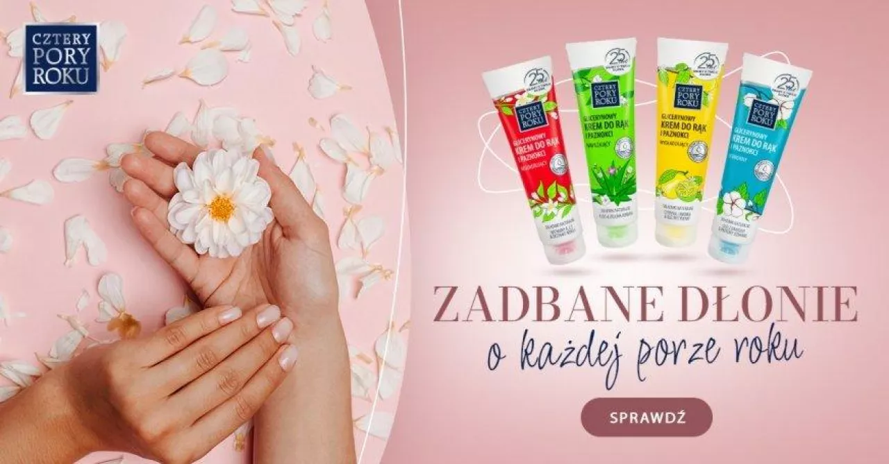 Cztery Pory Roku to polska marka kosmetyków pielęgnacyjnych, która na rynku funkcjonuje od 25 lat. Jej najbardziej znanym produktem są glicerynowe kremy do rąk