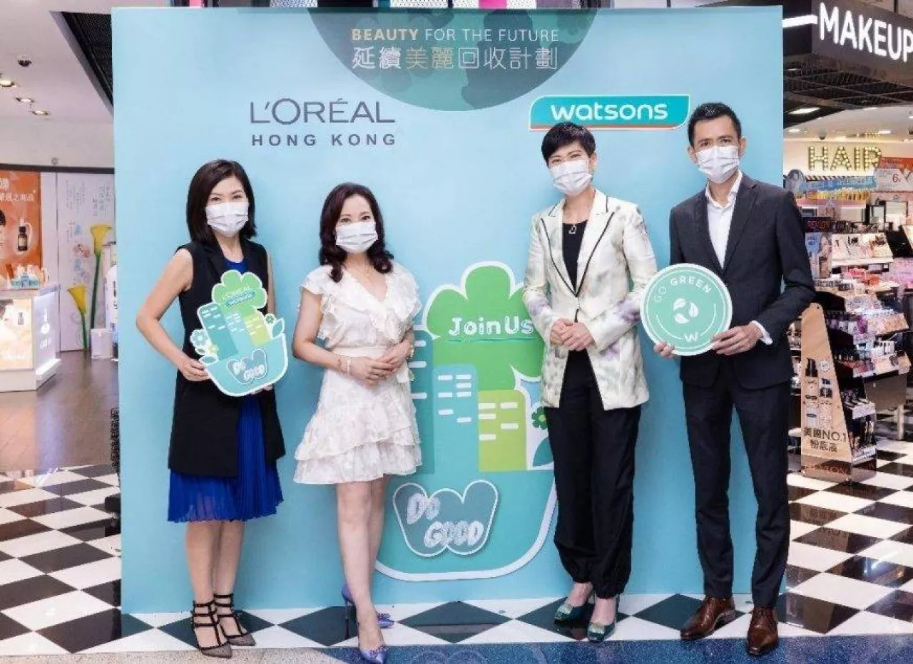 Oddział L‘Oréal w Hong Kongu odebrał nagrodę za rozsądne zarządzanie zasobami naturalnymi i dbałość o środowisko.