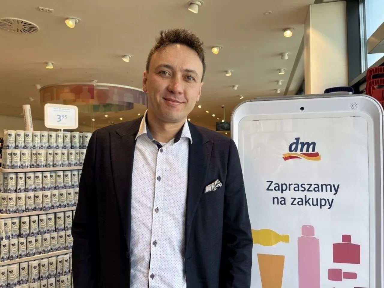 Hubert Iwanowski, dyrektor Obszaru Marketingu i Zakupów DM-drogerie markt Polska