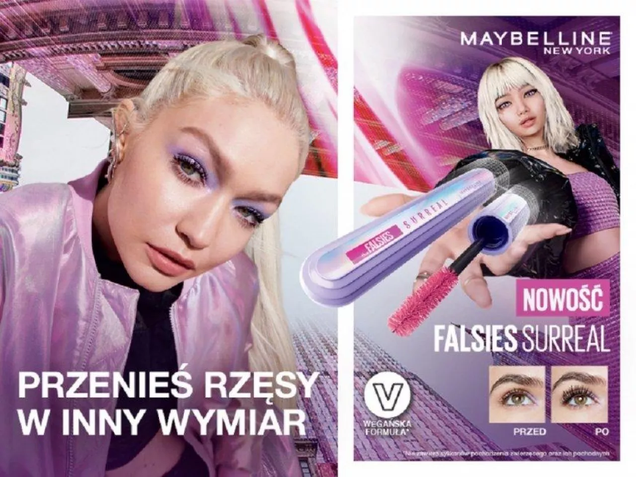 &lt;p&gt;Tusz do rzęs Maybelline promuje Gigi Hadid oraz May – wirtualna ambasadorka marki&lt;/p&gt;