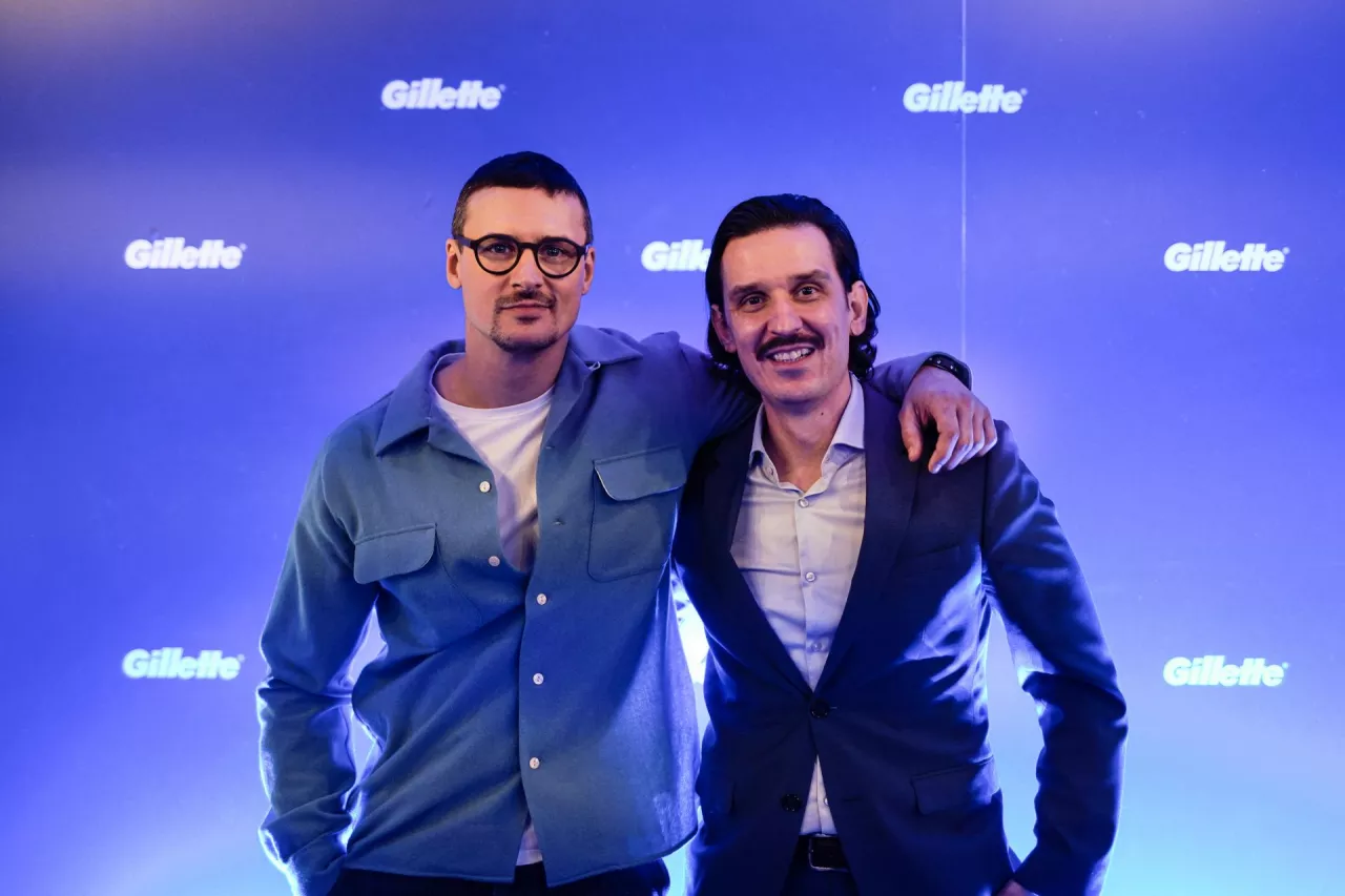 &lt;p&gt;Mateusz Damięcki, ambasador marki Gillette, oraz Goran Shutinovski, brand director Gillette &amp; Gillette Venus, Central Europe &amp; Ukraine&lt;/p&gt;