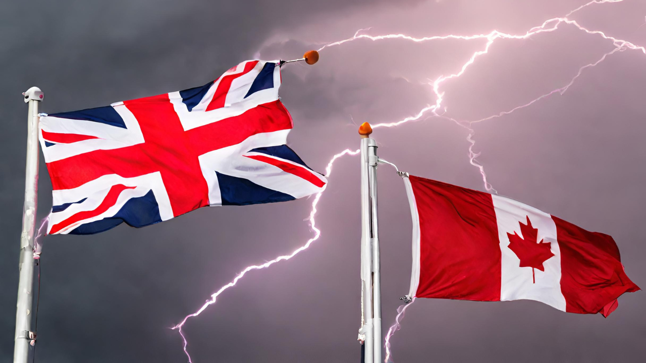 Wielka Brytania i Kanada obwiniają się nawzajem po tym, jak spór dotyczący eksportu wołowiny i sera doprowadził do zerwania rozmów handlowych.