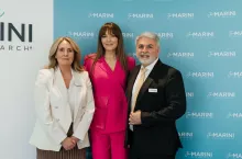 Magdalena Lamparska, ambasadorka marki Jan Marini oraz Bronagh Collins i Ricardo Valenzuela, przedstawiciele globalni marki  