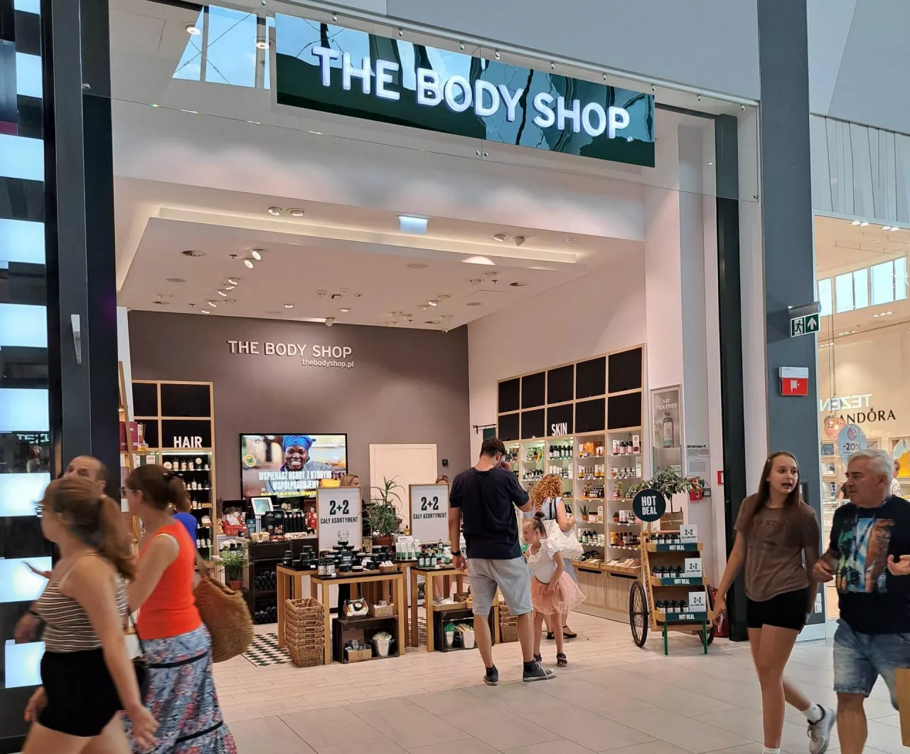 W Polsce salony The Body Shop nadal działają