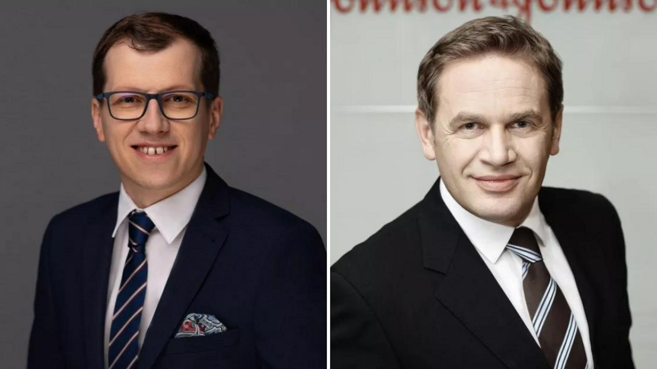 Karol Szmich, prezes Delia Cosmetics, oraz Paweł Chrościcki, dyrektor generalny Coty Polska 