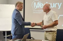 Tadeusz Pawłowski, współwłaściciel firmy Merkury i Piotr Kucman, nowy prezes