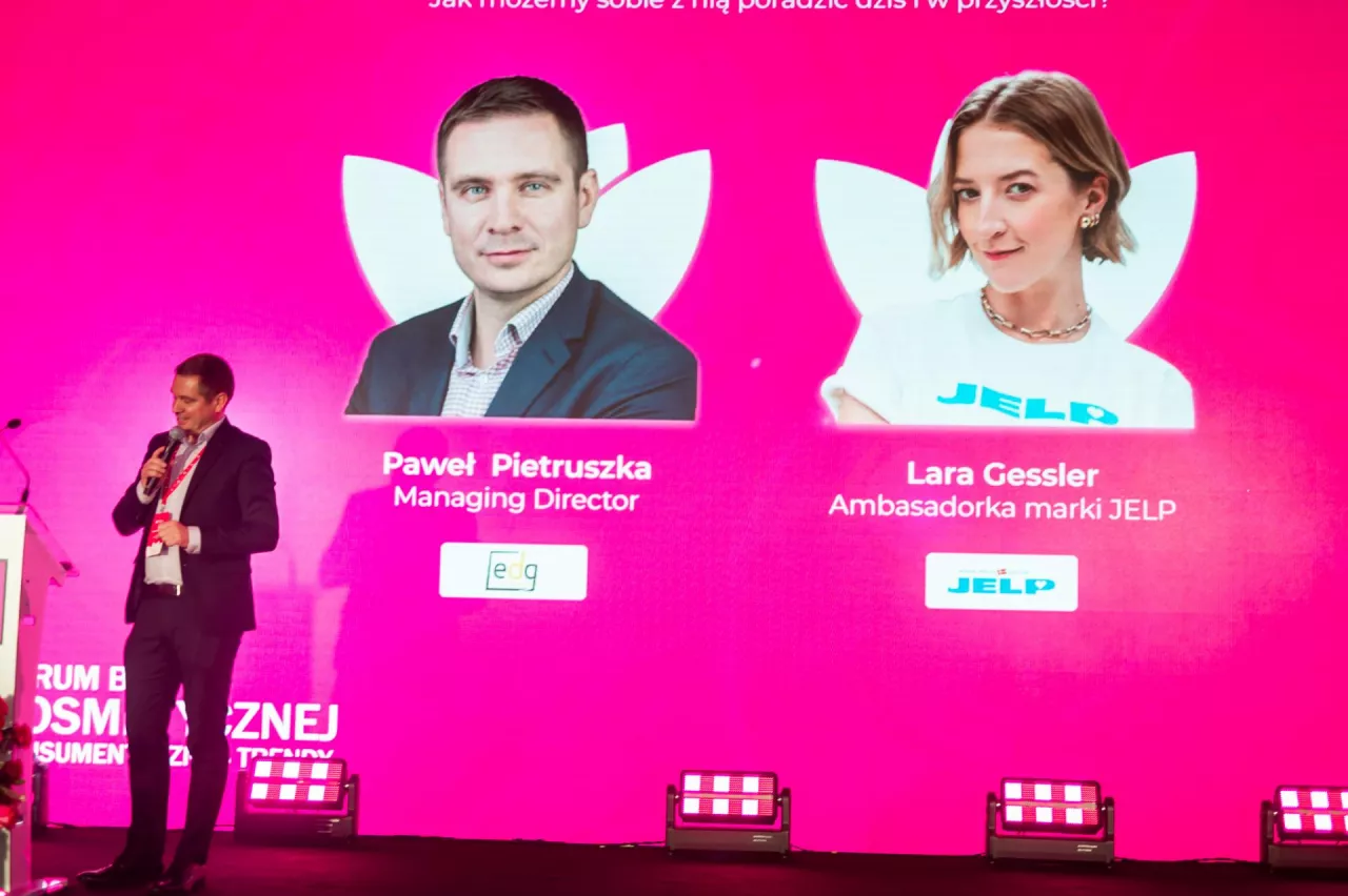 &lt;strong&gt;Lara Gessler&lt;/strong&gt;, ambasadorka marki Jelp, i &lt;strong&gt;Paweł Pietruszka,&lt;/strong&gt; Managing Director w Europe Distribution Group