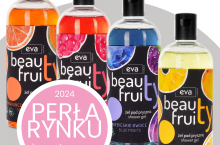 Linia owocowych żeli pod prysznic Eva Natura Beauty Fruity nagrodzona brązową Perłą Rynku Kosmetycznego