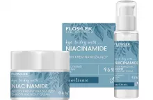 Linia kosmetyków do twarzy Floslek bye to dry with... Niacinamide nagrodzone srebrną Perłą Rynku Kosmetycznego