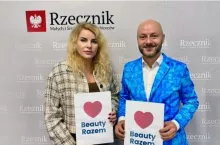 Mec. Agnieszka Majewska, rzeczniczka MŚP i Michał Łenczyński, prezes Fundacji Beauty Razem