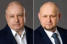 Marcin Bartoszyński, członek zarządu PGD Polska, wiceprezes zarządu Drogerie Jasmin (z prawej) i Wojciech Kuchnowski, członek zarządu PGD Polska.