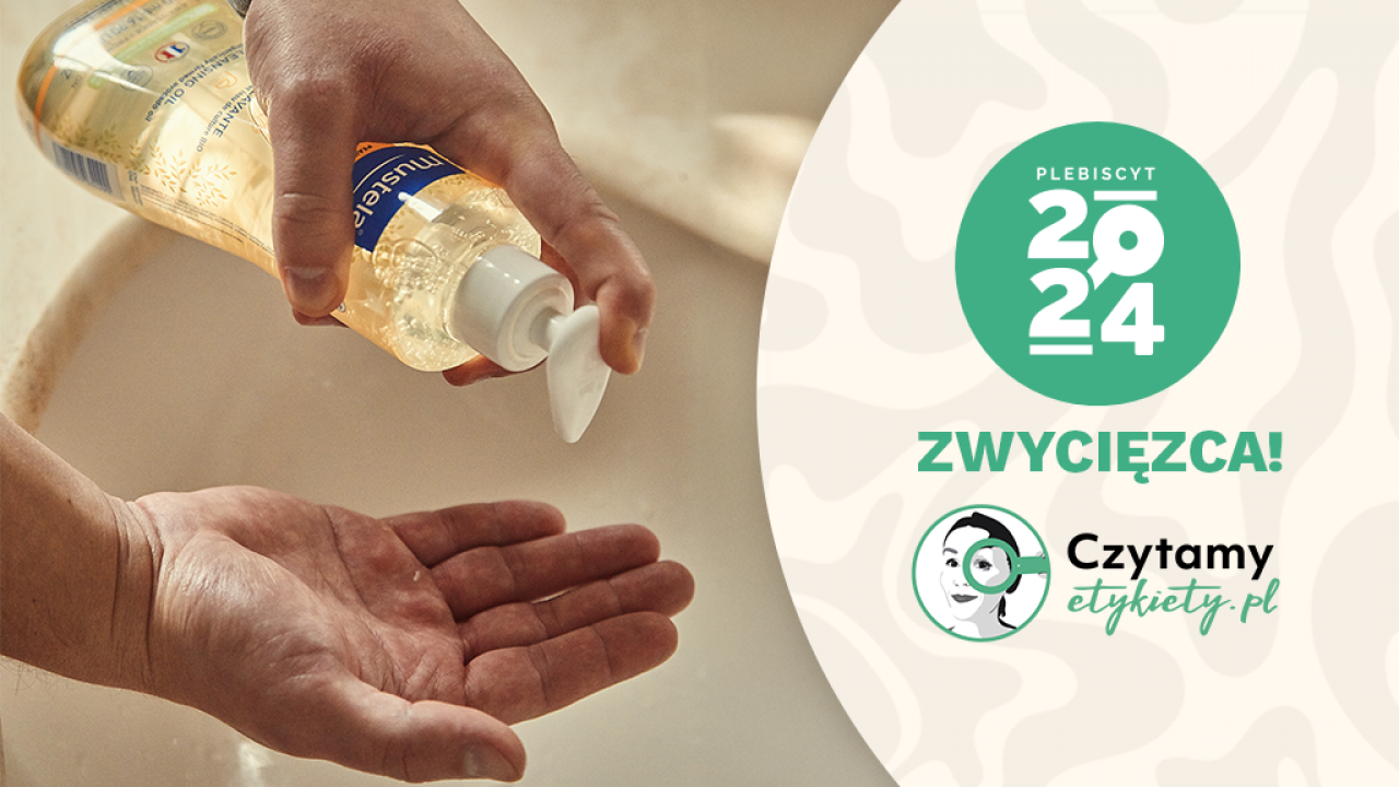Mustela Olejek myjący z organicznym awokado nagrodzony w plebiscycie „Czytamy Etykiety”
