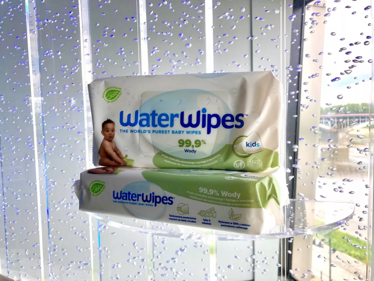 Chusteczki WaterWipes zostały zaprezentowane jako zdrowa alternatywa dla tradycyjnych produktów z tej kategorii.