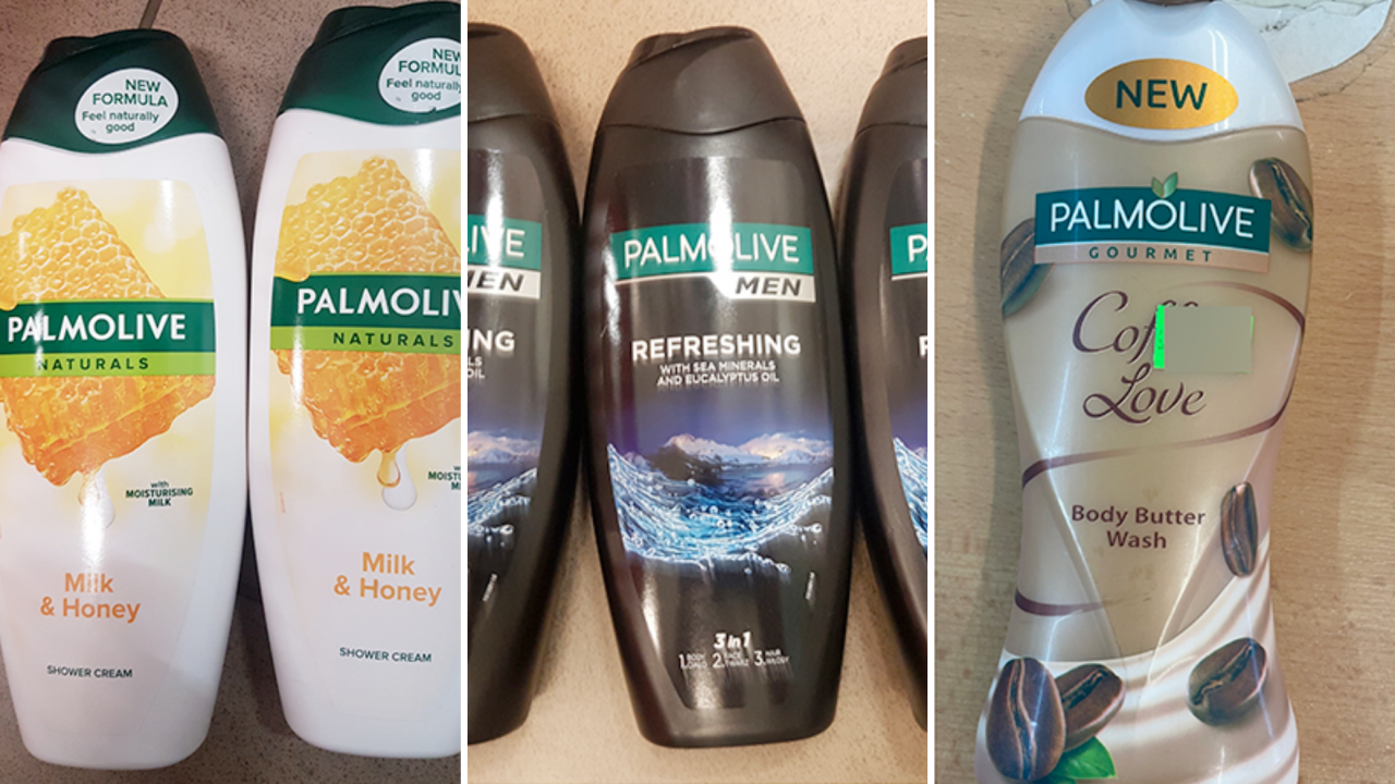 Trzy produkty Palmolive pod prysznic trafiły do systemu ostrzegawczego.