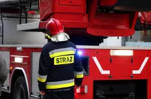 Strażacy ugasili pożar w gdyńskim laboratorium.