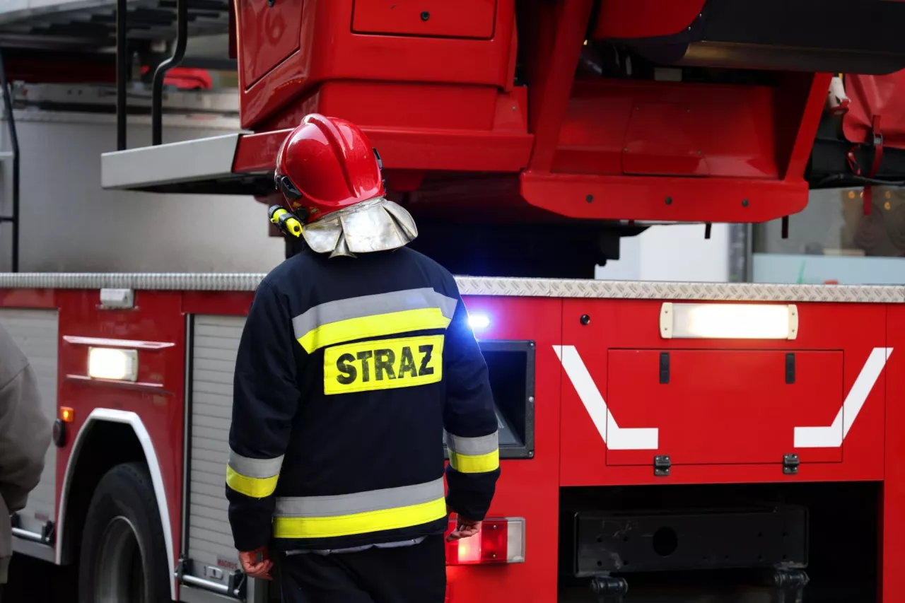 Strażacy ugasili pożar w gdyńskim laboratorium.
