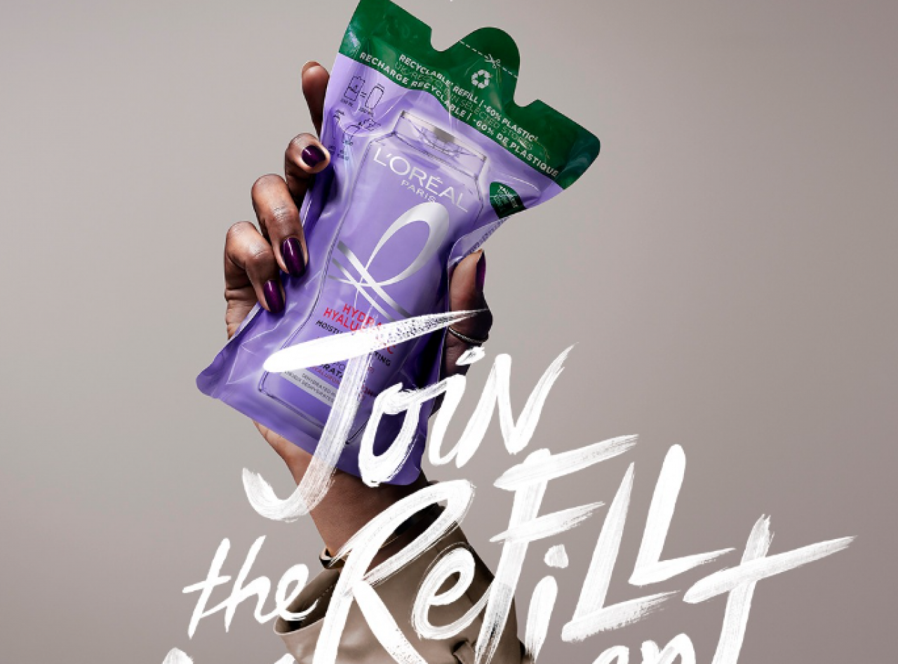 &lt;strong&gt;L‘Oréal&lt;/strong&gt; uruchomił kampanię&lt;strong&gt; #JoinTheRefillMovement &lt;/strong&gt;– mającą na celu zachęcenie konsumentów do stosowania refilli