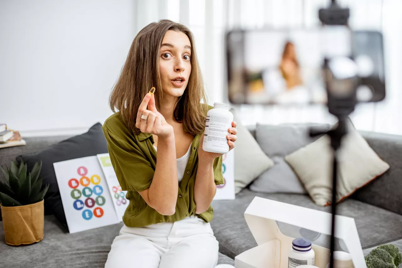 Odpowiedzialność za reklamę suplementu diety niezgodną z prawem  może ponosić wyłącznie influencer, jeśli nie ujawnia danych sponsora lub zataja, iż jest to reklama
