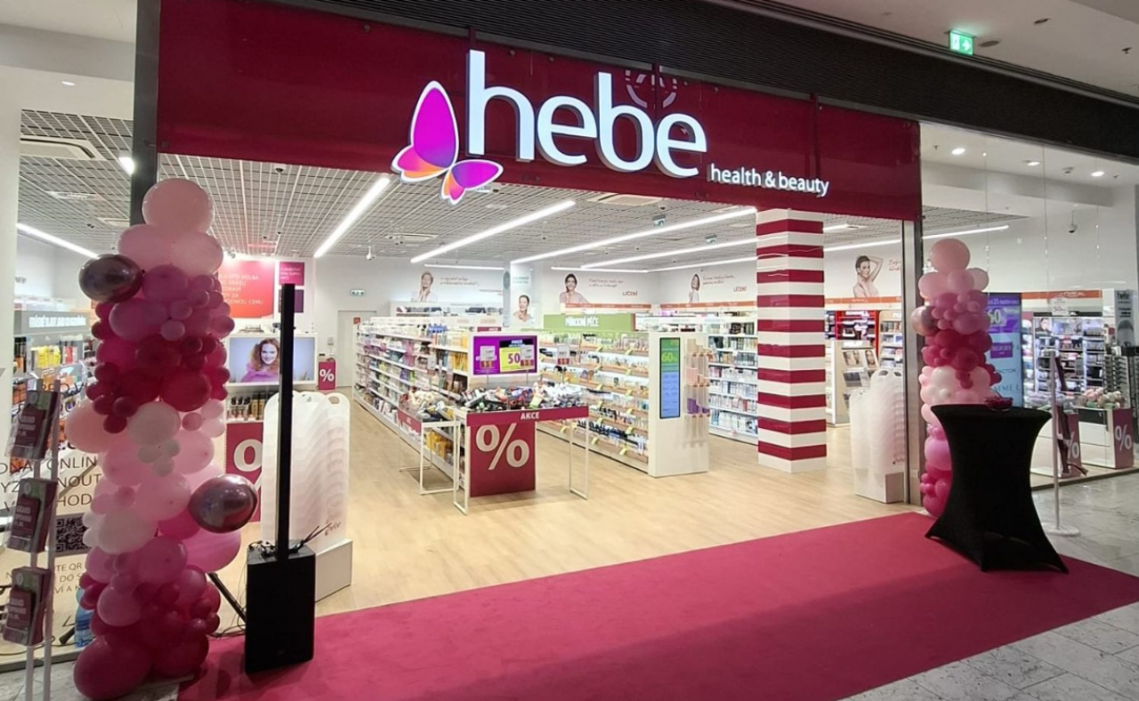 Otwarcie Hebe w centrum handlowym Aupark w Hradec Králové (Czechy)