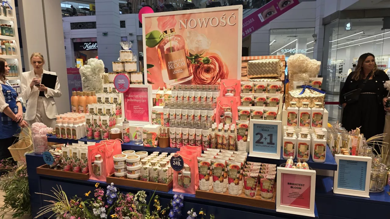 Bath &amp; Body Works w galerii Westfield Arkadia w Warszawie. 