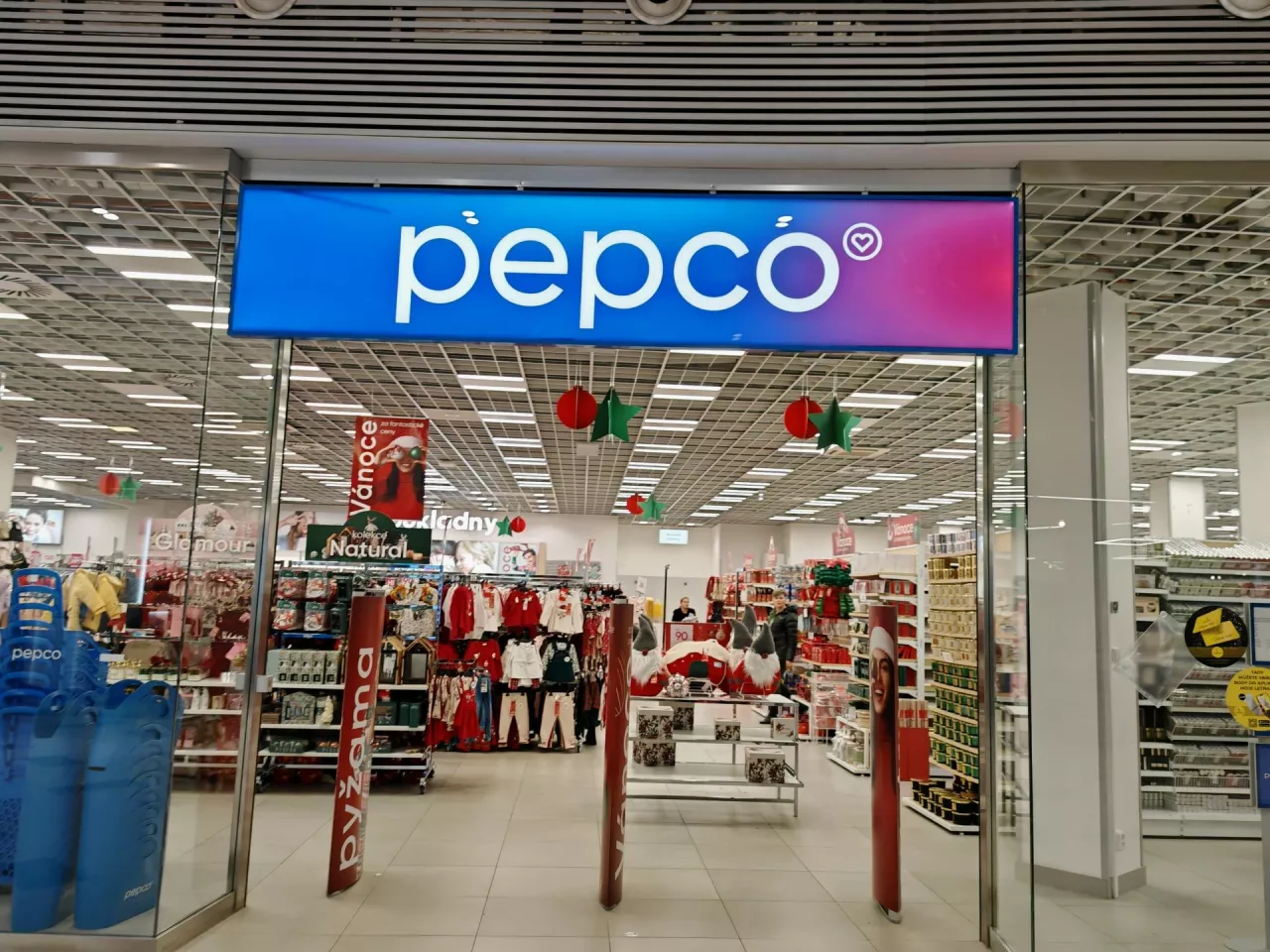 Sklep sieci Pepco w czeskiej Pradze.
