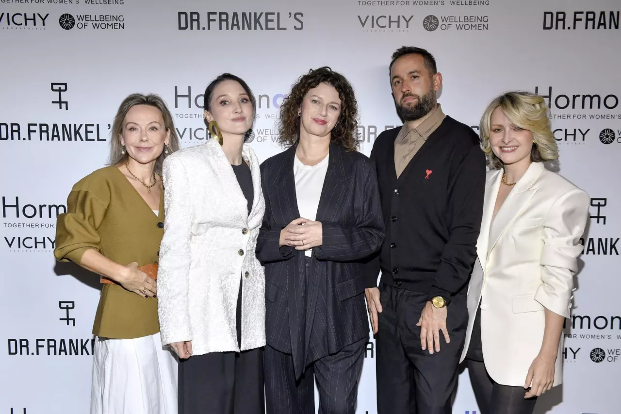 Na zdj. od lewej: Joanna Sokołowska-Pronobis, dr Agnes Frankel, Aleksandra Siuda, Konrad Kapłoński, Marieta Żukowska 