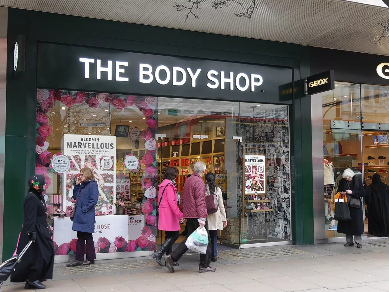 Sklep The Body Shop w Londynie.