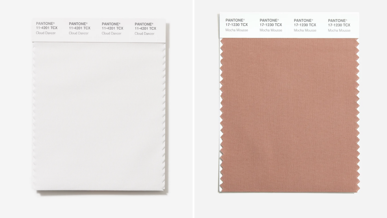 Po brązie Mocha Mousse na rok 2025 pojawił się Cloud Dancer na 2026 rok.