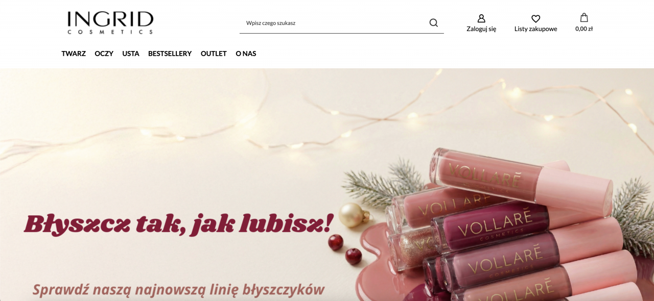 Nowy sklep znajduje się pod adresem https://ingridcosmetics.com/.