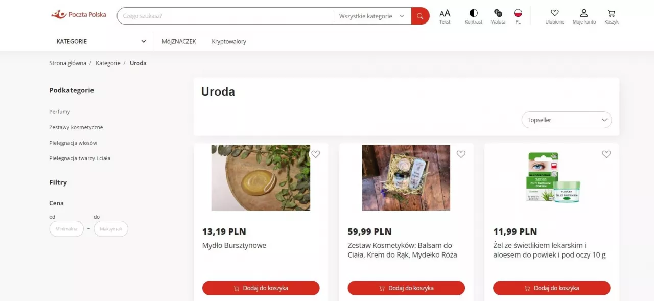 Kategoria Uroda w sklepie internetowym Poczty Polskiej