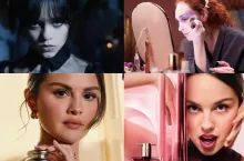 Jenna Ortega, Chappell Roan, Selena Gomez i Olivia Rodrigo w kampaniach marek premium beauty