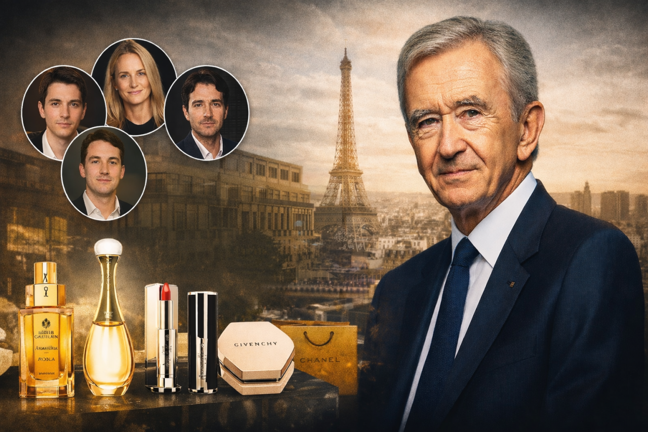 Sukcesja w LVMH ma obecnie zdecydowanie rodzinny charakter, a dzieci Bernarda Arnaulta pełnią istotne funkcje w grupie