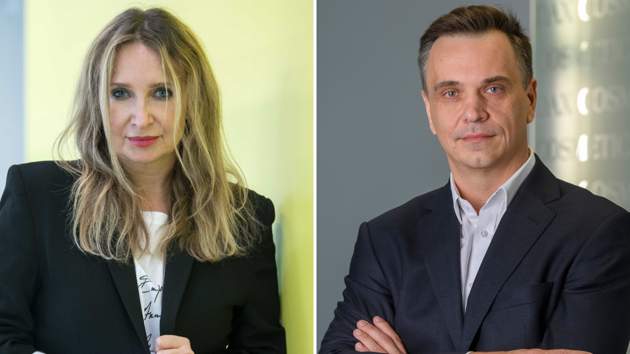 Od lewej: Ewa Blocher i Tomasz Klicki.