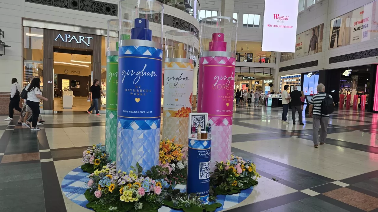 Bath &amp; Body Works w galerii Westfield Arkadia w Warszawie. Otwarcie sklepu 24 sierpnia 2024