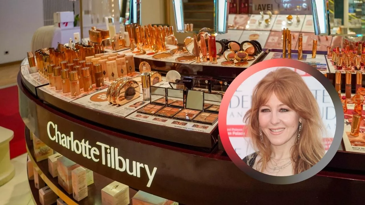 Na zdjęciu Charlotte Tilbury, twórczyni luksusowej marki makijażowej o tożsamej nazwie