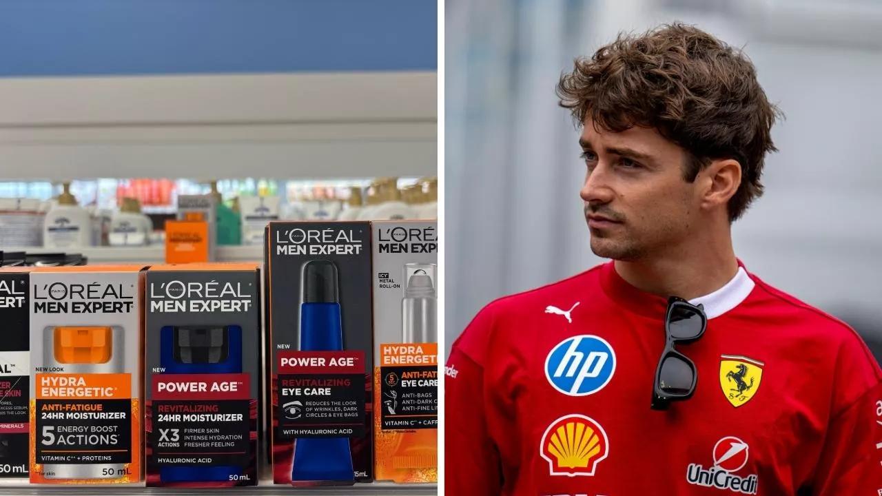 Na zdjęciu Charles Leclerc, nowy globalny ambasador produktów z serii L‘Oréal Paris Men Expert