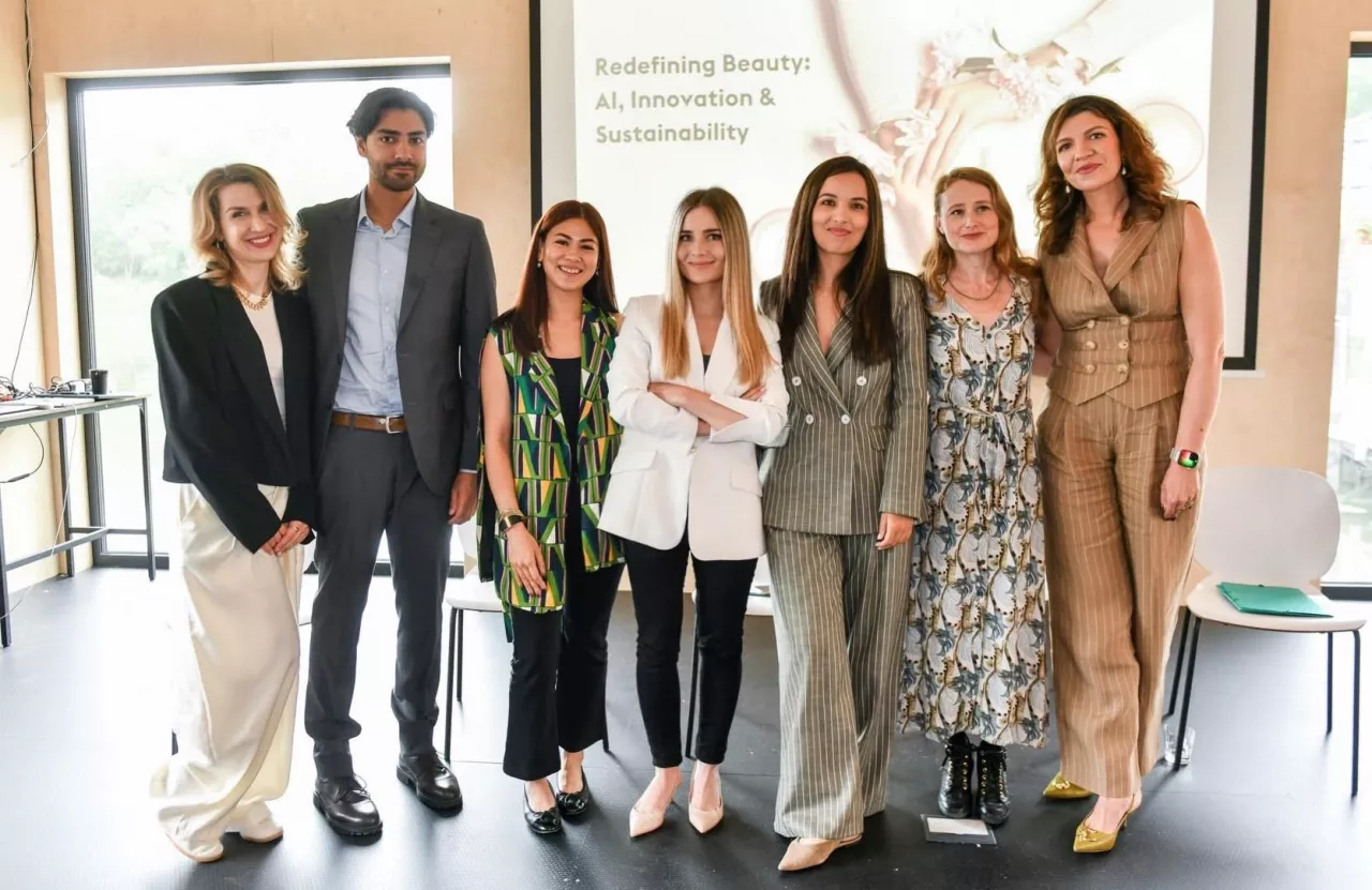 Goście debaty „Redefining Beauty: AI, Innovation &amp; Sustainability” zorganizowanej przez Ambasadę Brytyjską w Warszawie