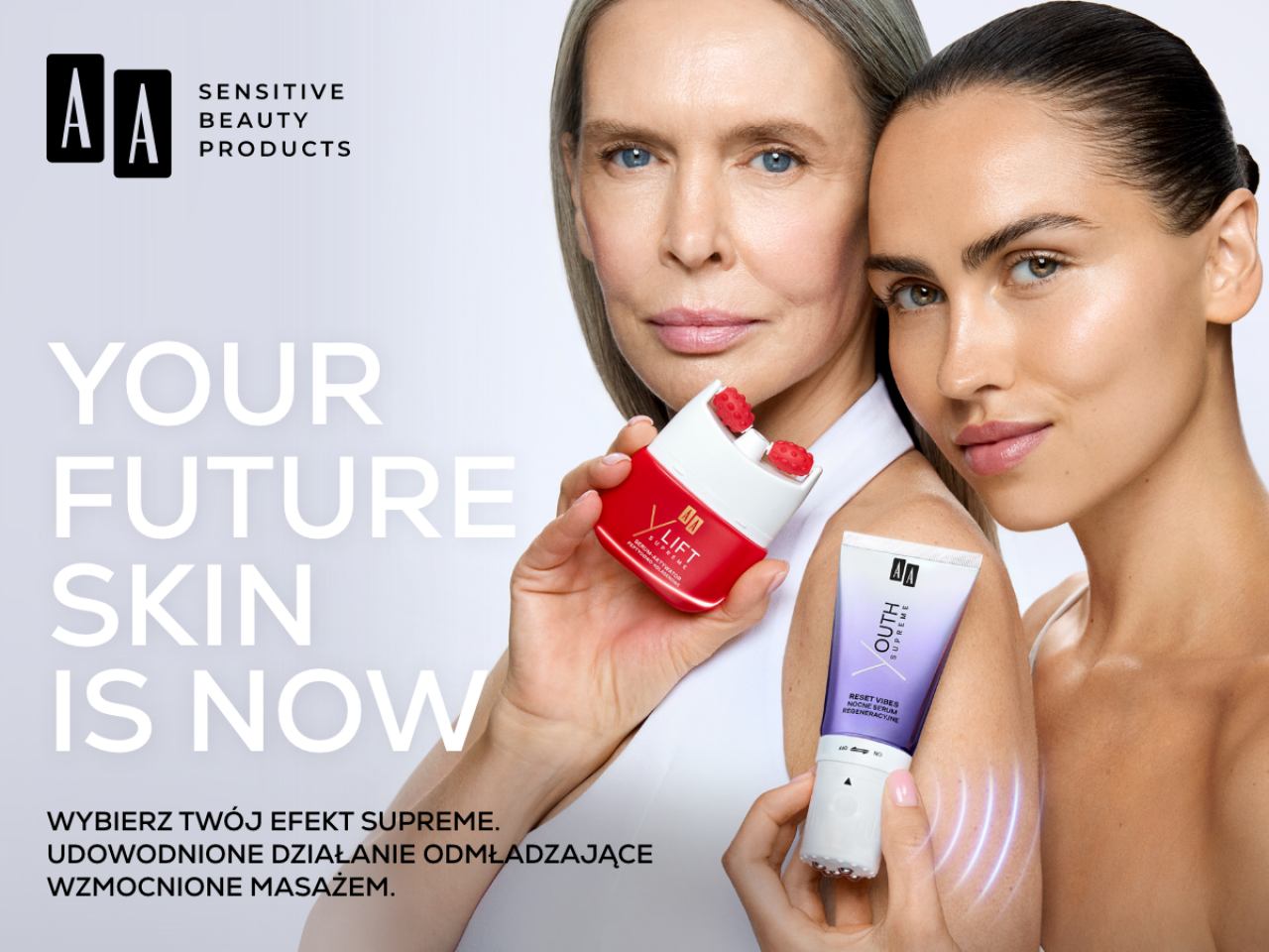 AA SUPREME wpisuje się w zmieniające się podejście konsumentów do pielęgnacji przeciwstarzeniowej. Anti-aging nie jest przedstawiany wyłącznie jako sposób na redukcję widocznych oznak starzenia, ale jako długofalowe dbanie o kondycję skóry i reagowanie na jej zmieniające się potrzeby.