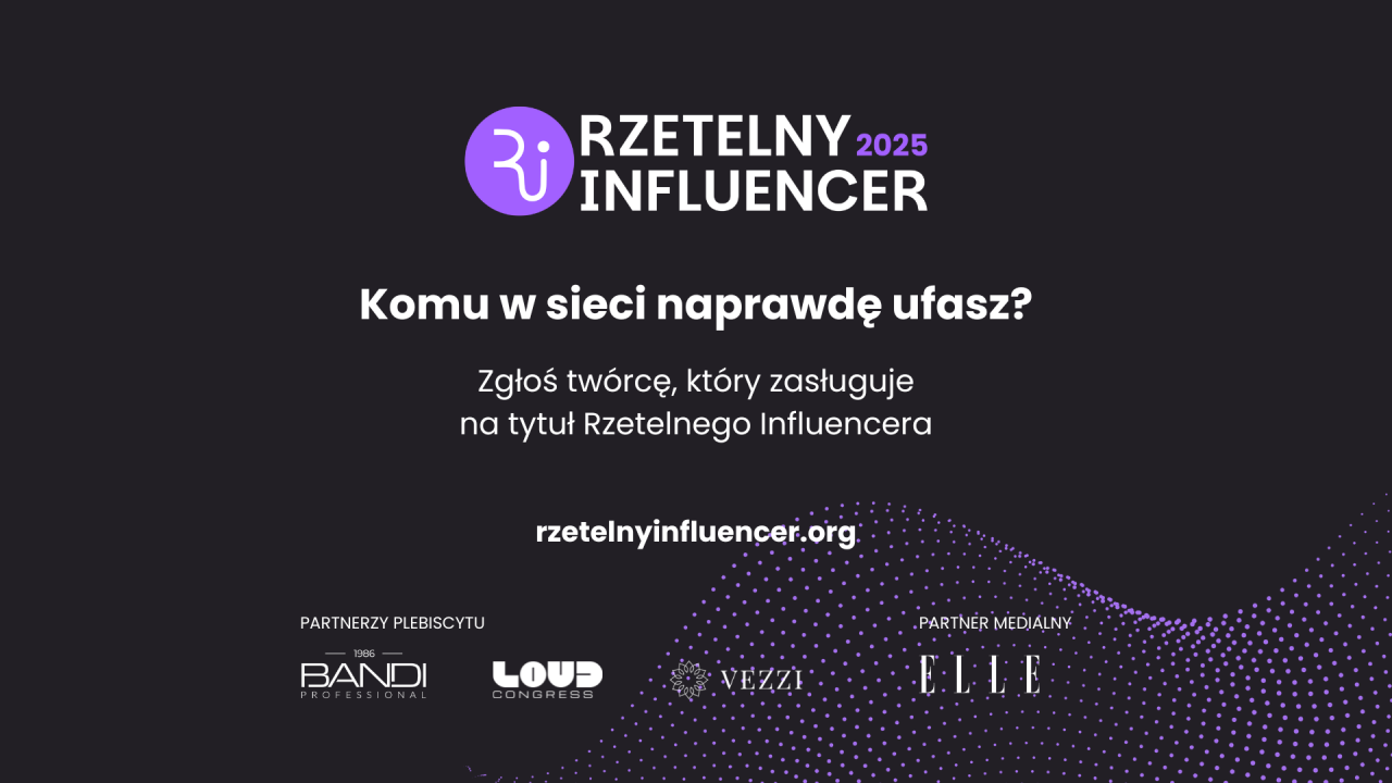 Finał Rzetelnego Influencera 2026 stanie się częścią LOUD Congress – kongresu poświęconego przyszłości młodego pokolenia i łączącego świat biznesu z pokoleniem Gen Z.