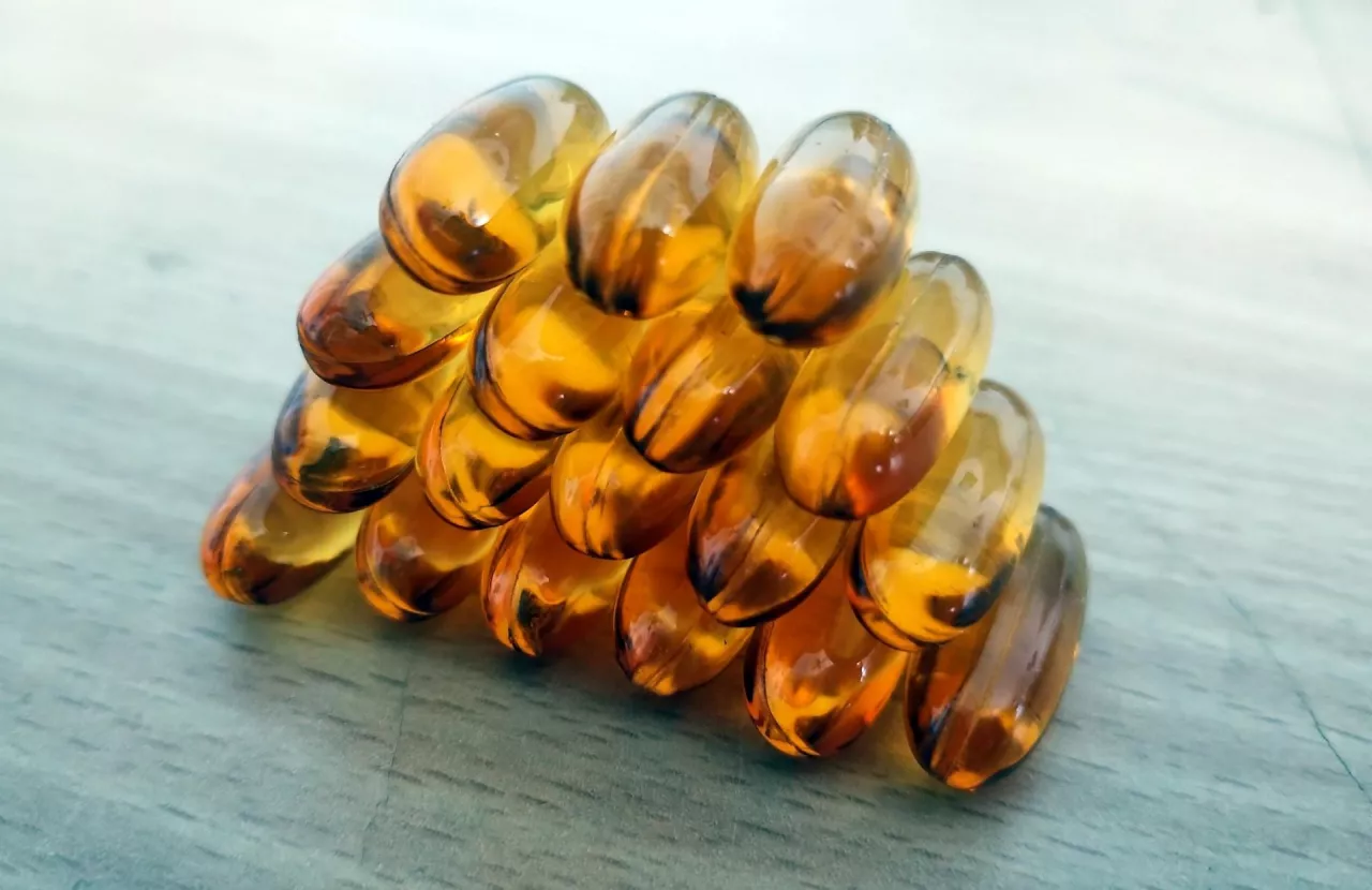 Kapsułki z omega-3.