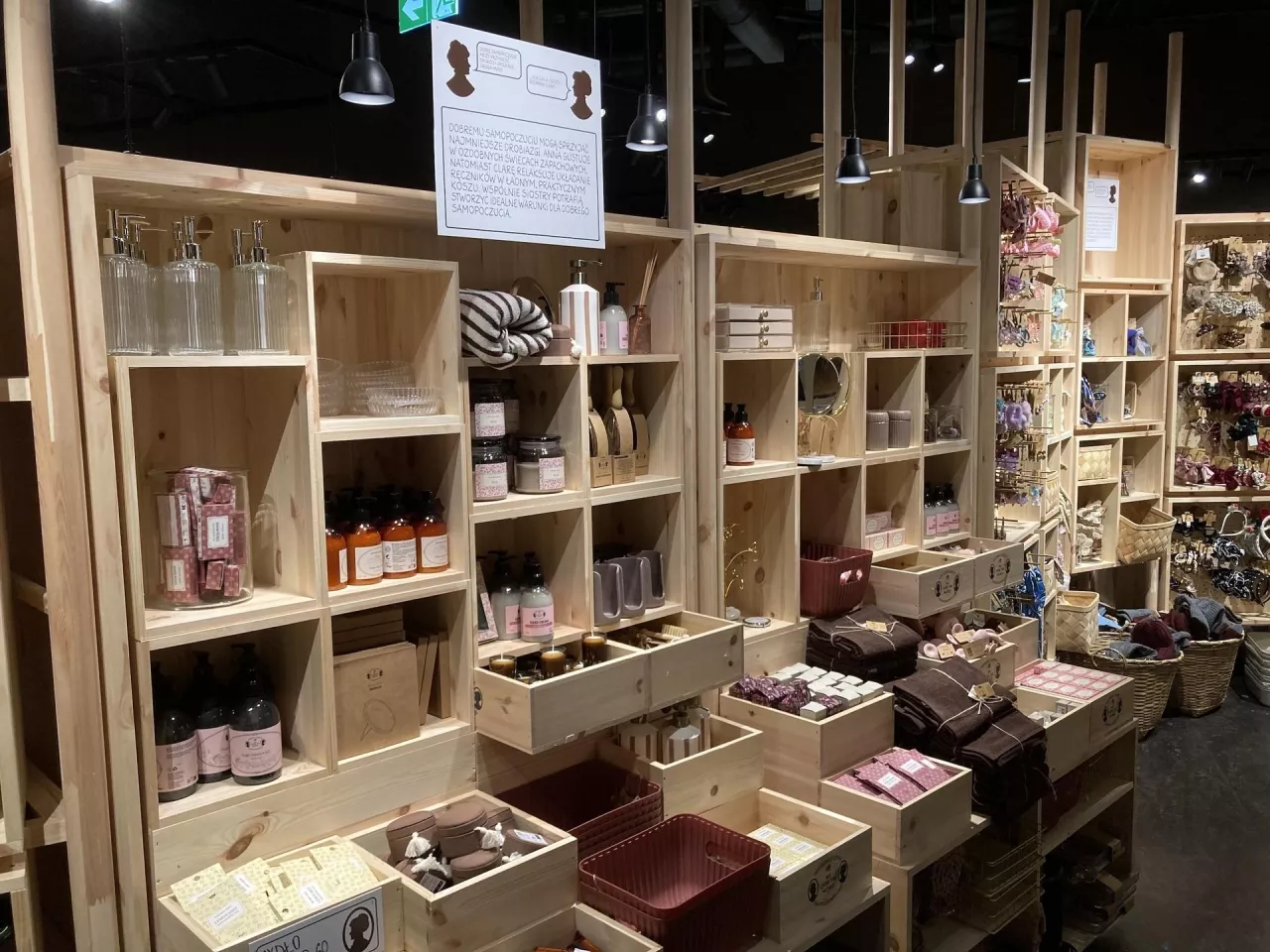 Sklep Søstrene Grene w centrum handlowym Westfield Arkadia.