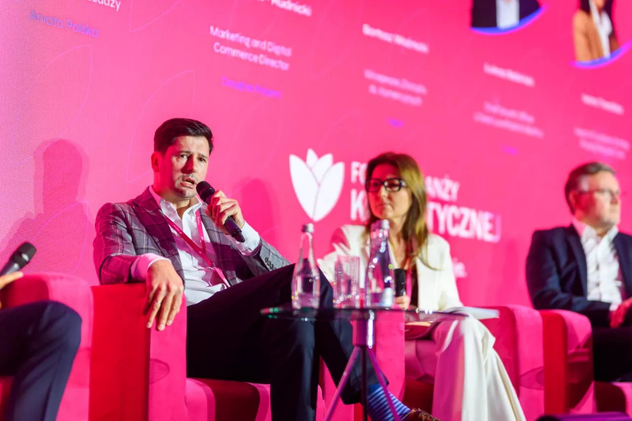 Bartosz Woźnicki, wiceprezes Inglot (fot. Wiadomości Kosmetyczne)